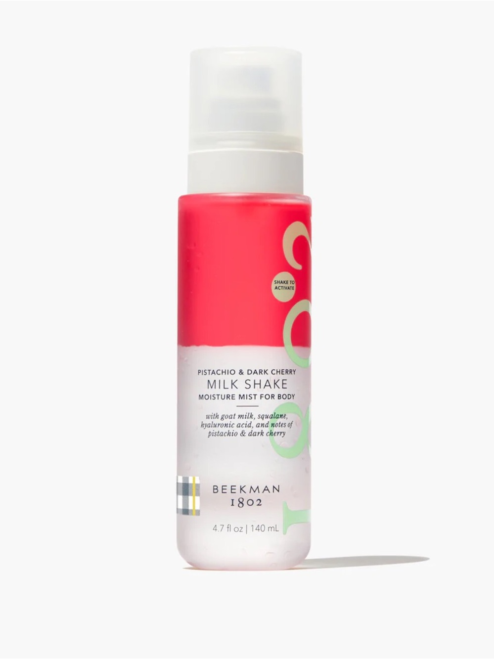 Beekman 1802 Milk Shake Moisture Mist For Body in Pistachio & Dark Cherry